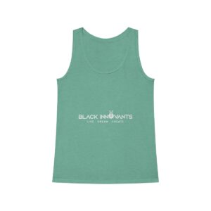 Black Innovants Women's Dreamer Tank Top (White Font)